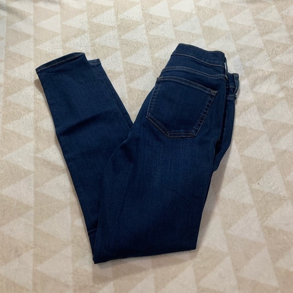 J crew j1885 9” high rise toothpick jeans lake - Picture 2 of 7
